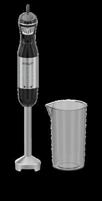 FRULLATORE IMMERSIONE 1000W CON BICCHIERE 0.65LT