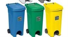 PATTUMIERA URBAN ECO SYSTEM 60LT CON RUOTE