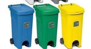 PATTUMIERA URBAN ECO SYSTEM 60LT CON RUOTE
