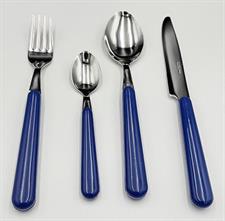 SERVIZIO POSATE COLORATE 24PZ BRIO BLU COBALTO