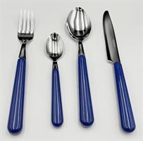 SERVIZIO POSATE COLORATE 24PZ BRIO BLU COBALTO