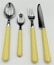 SERVIZIO POSATE COLORATE 24PZ BRIO GIALLO PASTEL
