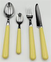 SERVIZIO POSATE COLORATE 24PZ BRIO GIALLO PASTEL