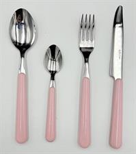 SERVIZIO POSATE COLORATE 24PZ BRIO ROSA PASTELLO