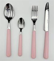 SERVIZIO POSATE COLORATE 24PZ BRIO ROSA PASTELLO