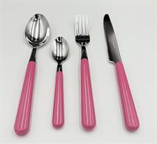 SERVIZIO POSATE COLORATE 24PZ BRIO ROSA