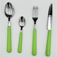 SERVIZIO POSATE COLORATE 24PZ BRIO VERDE PISELLO