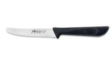SET 6 COLTELLO TAVOLA LAMA DENTATA NERO