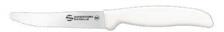 SET 6 COLTELLO TAVOLA LAMA DENTATA BIANCO