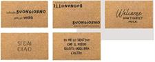 ZERBINO COCCO DECORATO ITALO 40X70 FUNNY