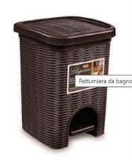 PATTUMIERA PEDALE ELEGANCE 6LT MOKA
