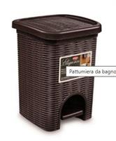 PATTUMIERA PEDALE ELEGANCE 6LT MOKA