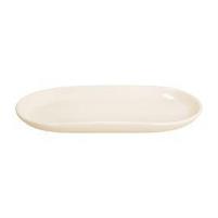 VASSOIO OVALE PORCELLANA RITUAL CREMA 30,5X17CM