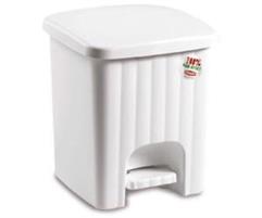 PATTUMIERA BAGNO 4,5LT PEDALINA BIANCA