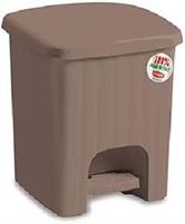 PATTUMIERA BAGNO 4,5LT PEDALINA TORTORA