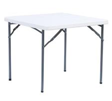 TAVOLO CATERING PIEGHEVOLE BIANCO 86X86X74H