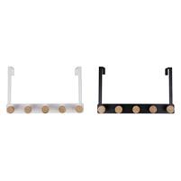 APPENDIABITI PORTA 5 GANCI BAMBU 33X8X18 2 ASS