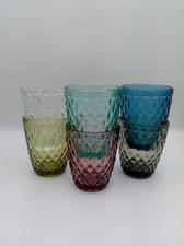SET 6 BICCHIERE VENEZIA ACQUA COLORATI