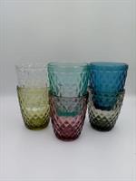 SET 6 BICCHIERE VENEZIA ACQUA COLORATI