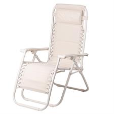 SEDIA GRAN RELAX AVORIO IMBOTTITA RIO PLUS