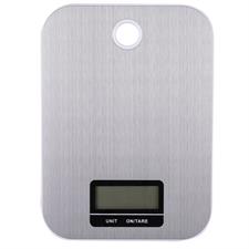 BILANCIA CUCINA DIGITALE ACCIAIO 5KG CON FORO