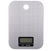 BILANCIA CUCINA DIGITALE ACCIAIO 5KG CON FORO