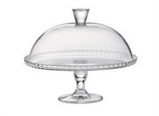 ALZATA CON CAMPANA VETRO PATISSERIE 32CM H.28CM