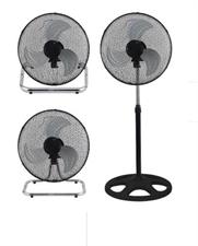 VENTILATORE 3 IN 1 PIANTANA, PAVIMENTO, MURO