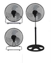 VENTILATORE 3 IN 1 PIANTANA, PAVIMENTO, MURO