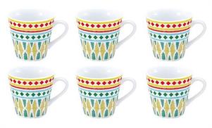 SET 6 TAZZE CAFFE' SENZA PIATTO GRACE