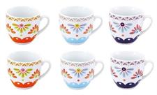 SET 6 TAZZE CAFFE' SENZA PIATTO ANITA