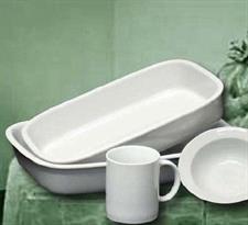 PIROFILA RETTANGOLARE ETRUSCA PORCELLANA 32X22,5