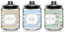 TRIS BARATTOLO SEASON 800ML VETRO T.ALLUMINIO