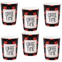SET 6 CAFFEINO DECORATO