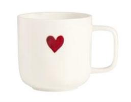 TAZZA MUG SD PORCELLANA CUORE ROSSO