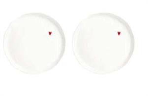 SET 2 PIATTO PIANO SD CUORE