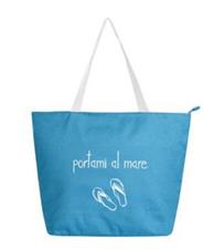 BORSA COBALTO PORTAMI AL MARE 50X38