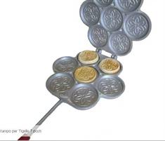 STAMPO TIGELLE 7 POSTI 9,5CM X INDUZIONE ROTONDO