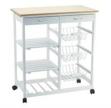 CARRELLO CUCINA REGINA 3 CESTI 2 PIANI 67X37X76