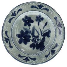 PIATTO PANE VECCHIO VIENNA GRAY ROSES 16CM