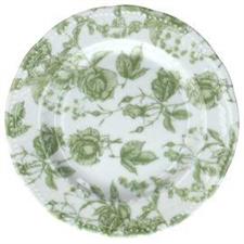 PIATTO PANE VECCHIO VIENNA GREEN ROSES 16CM