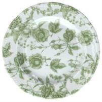 PIATTO PANE VECCHIO VIENNA GREEN ROSES 16CM