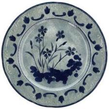 PIATTO PIANO VECCHIO VIENNA GRAY FLOWERS 28CM