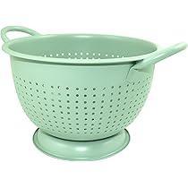 COLAPASTA INOX VERDE 22CM