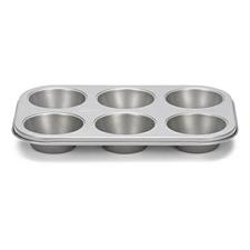 STAMPO MUFFIN ANTIADERENTE 6 IMPRONTE SILVERTOP