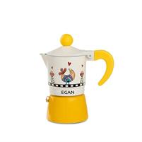 CAFFETTIERA COCORICO' 2TZ GIALLO