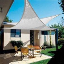 VELA OMBREGGIANTE TRIANGOLARE 3X3X3MT ECRU
