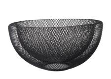 CESTO METALLO FILO DOPPIO 29CM NERO