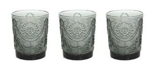 SET 3 BICCHIERI SAVOIA GRIGIO 320CC
