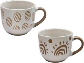 TAZZA COLAZIONE ASTRATTA ASSORTITE